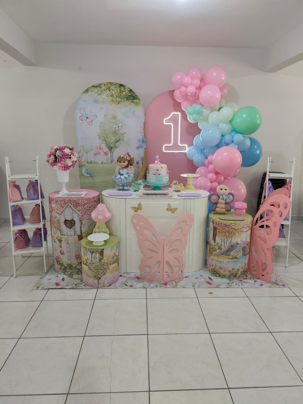 Festa temática de 1 ano no Espaço Sabará